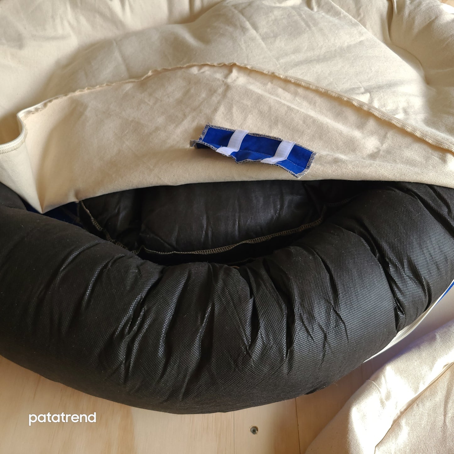 Large Hypoallergenic Nest dog bed and cradle